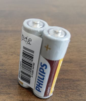 R6L2F/97 Philips 1.5V Carbon Zinc AA Battery Non Rechargeable
