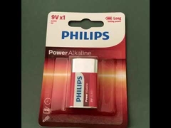 6LR61P1B/97 PHILIPS アルカリ乾電池 9V 500mAh MSDS 証明