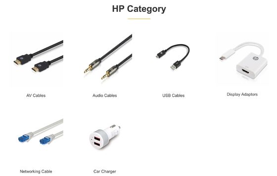 1080P 4k HP USB HDMI Adapter Type C To VGA Cable Hot Swap Design